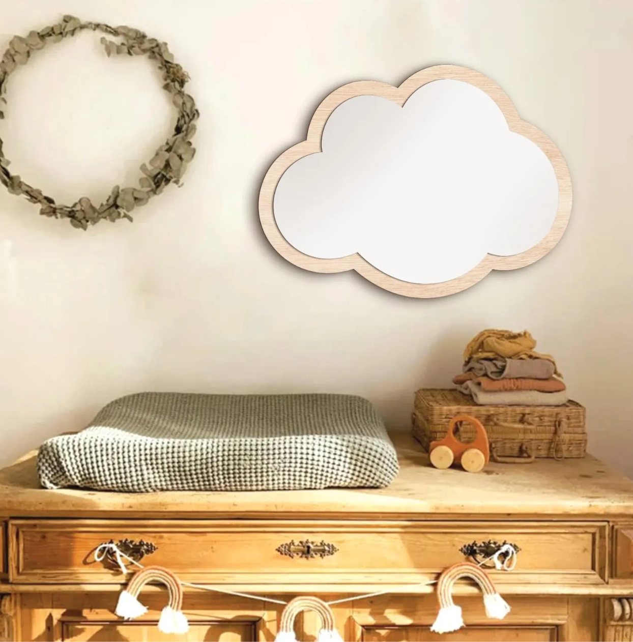 Cloud Mirror ~ Fletcher & Sons Baby Room Decor