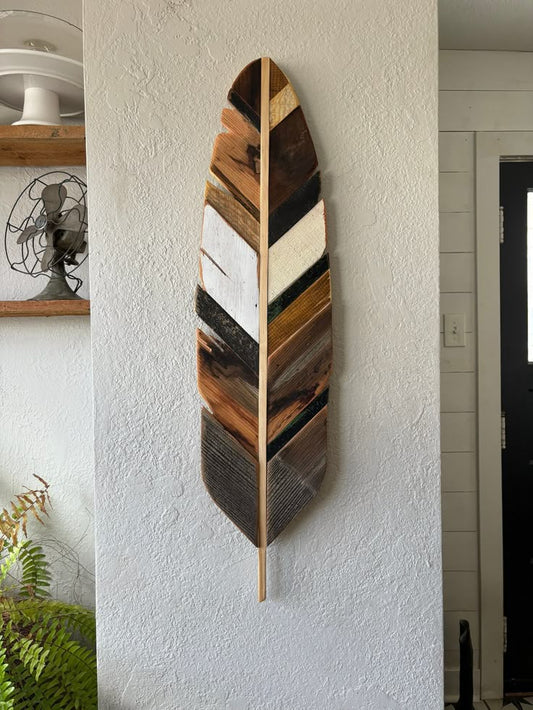 Salvaged Spirit Feather ~ Fletcher & Sons