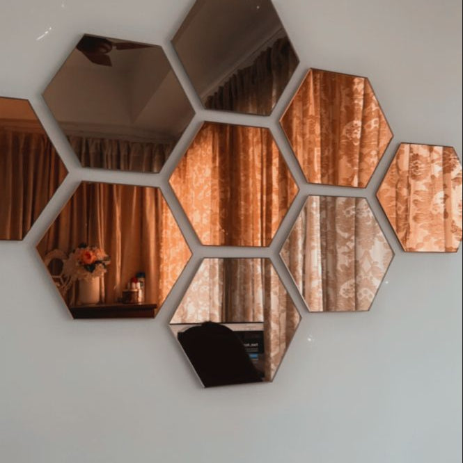 KaleidoHex Mirror ~ Fletcher & Sons